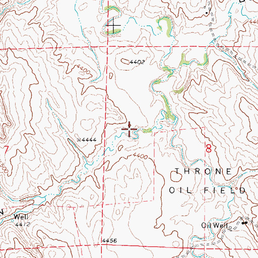 Topographic Map of Sand Draw, WY