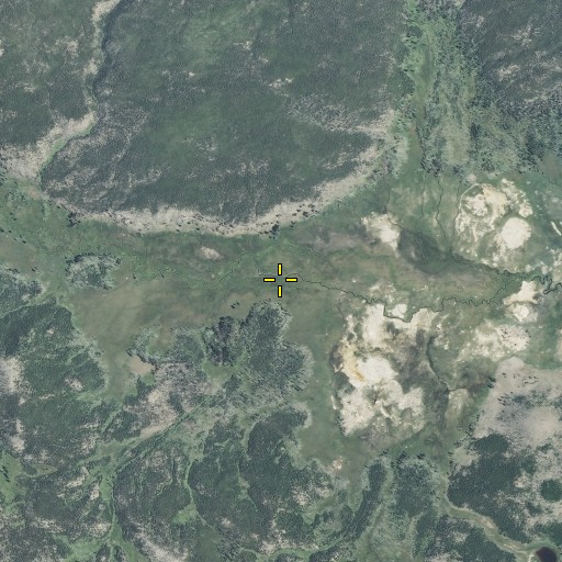 Aerial/Satellite Image of Sentinel Meadows, WY