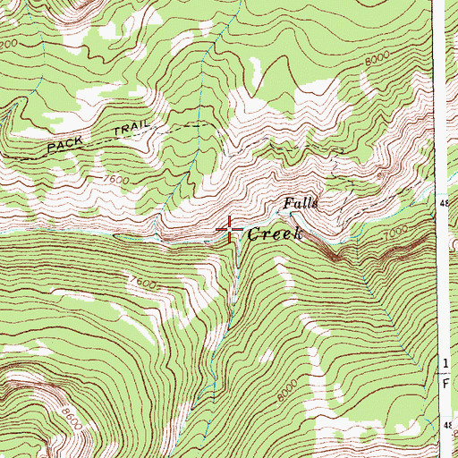 Topographic Map of Scoria Creek, WY