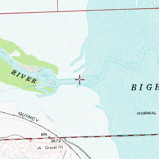 Topographic Map of Shoshone River, WY