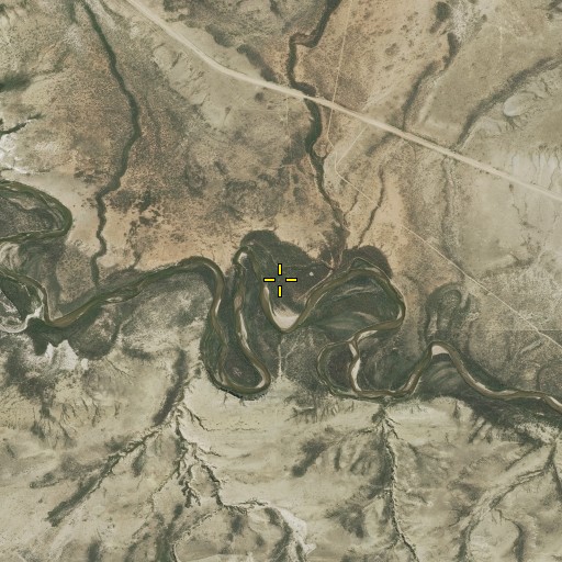 Aerial/Satellite Image of Sledge Creek, WY