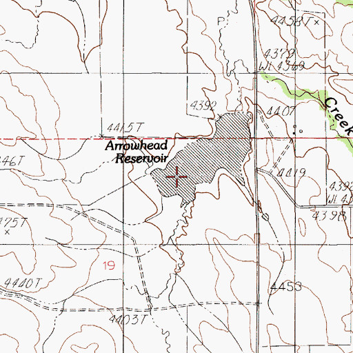 Topographic Map of Soap Creek, WY