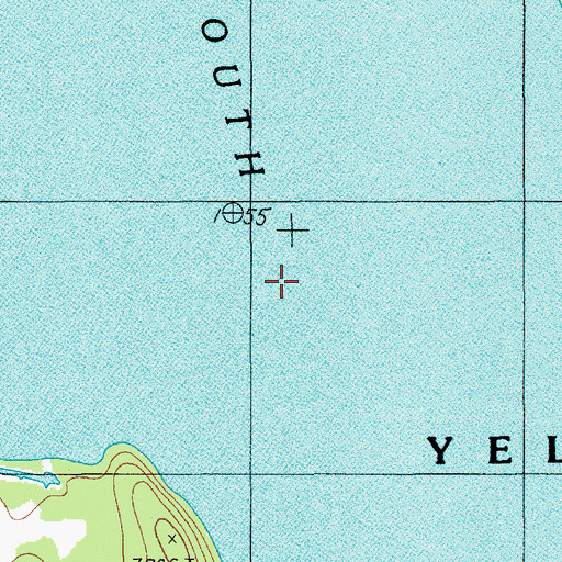 Topographic Map of South Arm, WY