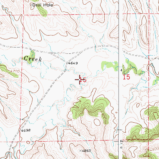 Topographic Map of South Fork, WY