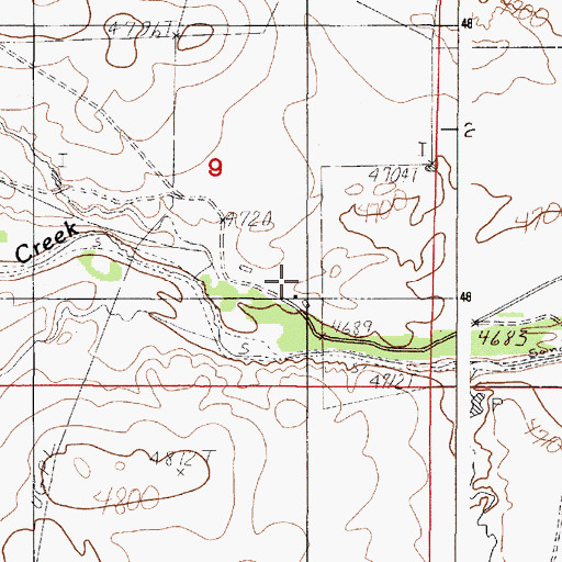 Topographic Map of Stevic Ranch, WY