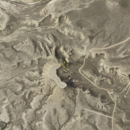 Aerial/Satellite Image of Table Mountain, WY