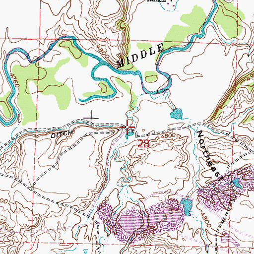 Topographic Map of Toddy Draw, WY