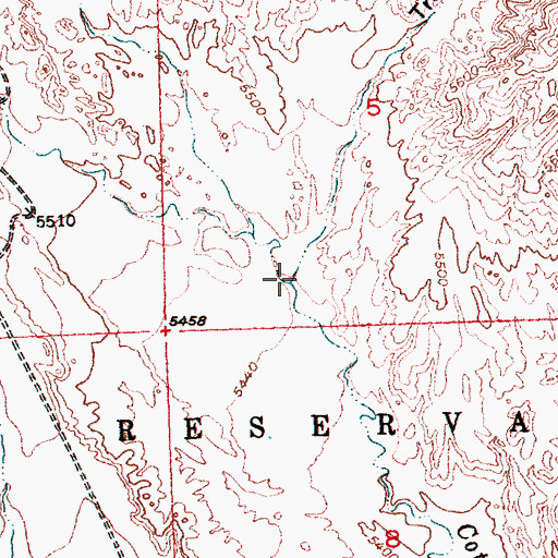 Topographic Map of Trail Canyon, WY