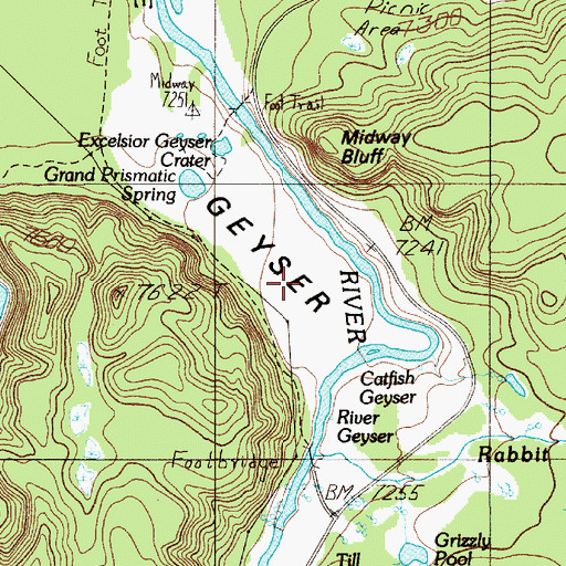 Topographic Map of Tromp Spring, WY