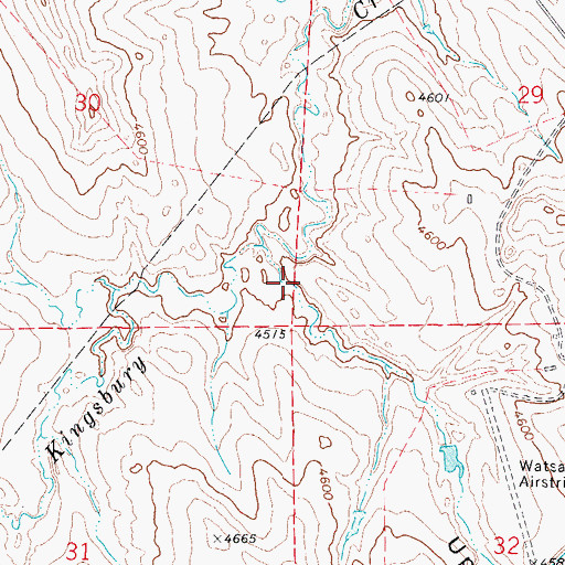 Topographic Map of Upper Draw, WY