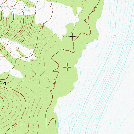 Topographic Map of Watkins Ditch, WY