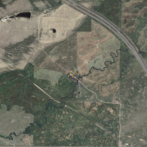Aerial/Satellite Image of Wessel Ranch, WY
