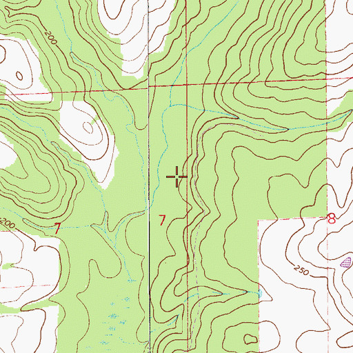 Topographic Map of Fleming Creek, FL