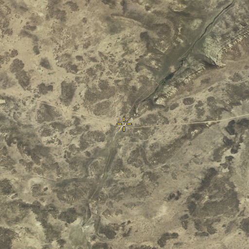 Aerial/Satellite Image of Willow Spring, WY