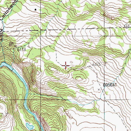 Topographic Map of Yellowstone River Trail, WY