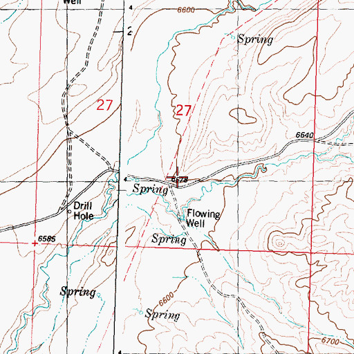 Topographic Map of Deep Gulch, WY