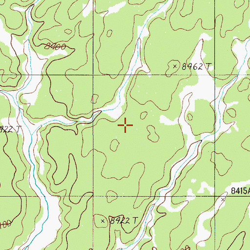 Topographic Map of Madison Plateau, WY