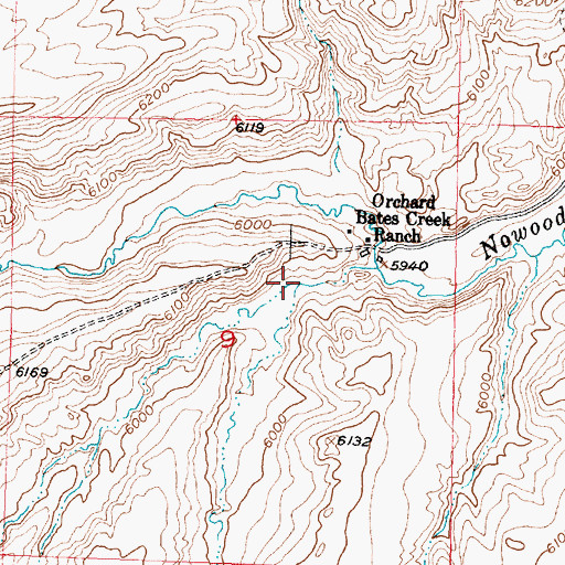 Topographic Map of Stove Creek, WY