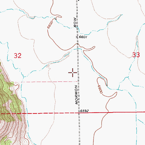 Topographic Map of Grovont, WY