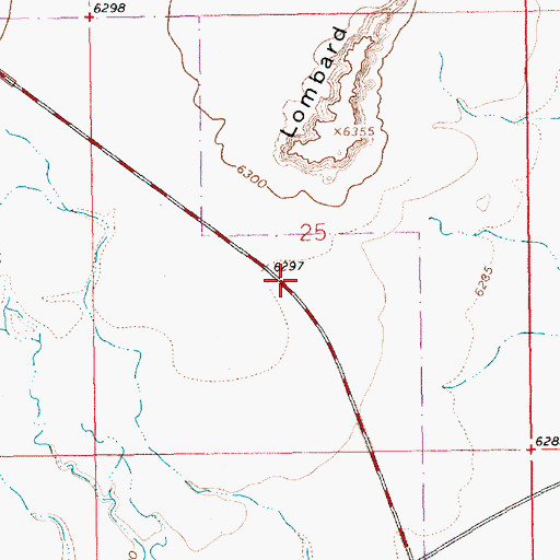 Topographic Map of Seedskadee National Wildlife Refuge, WY