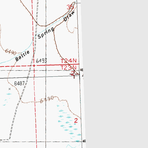 Topographic Map of Great Divide Basin, WY