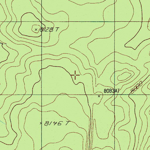 Topographic Map of Jet Geyser, WY