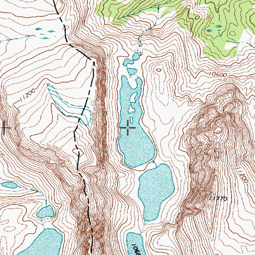 Topographic Map of Loomis Lake, WY