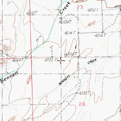 Topographic Map of Clark, WY