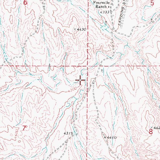 Topographic Map of Whisky Draw, WY