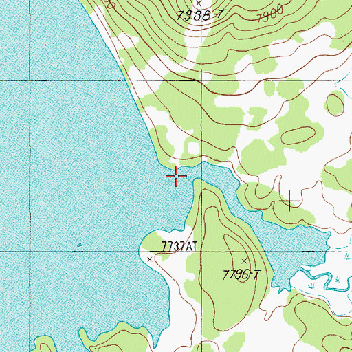 Topographic Map of Chipmunk Creek, WY