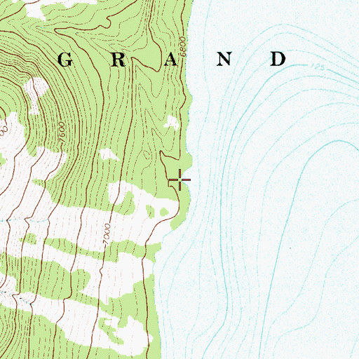 Topographic Map of Colter Canyon, WY