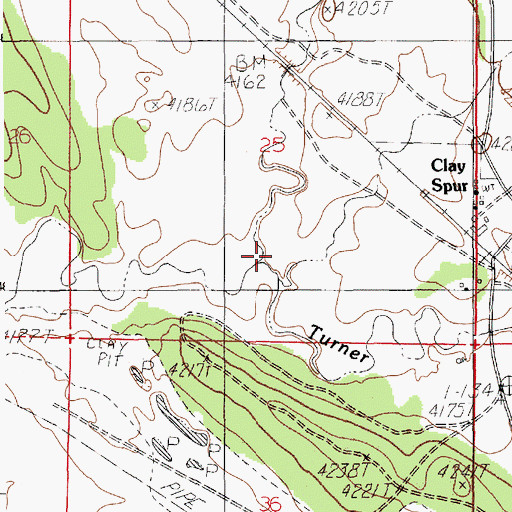 Topographic Map of East Iron Creek, WY