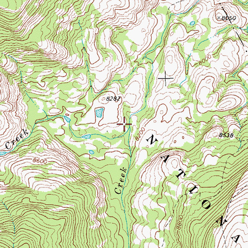 Topographic Map of East Torrey Creek, WY