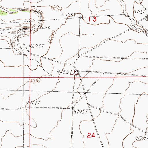 Topographic Map of Haefele Ranch, WY