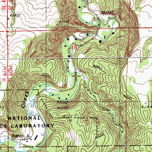 Topographic Map of Hospital Gulch, WY