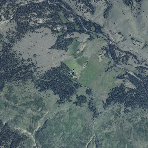 Aerial/Satellite Image of L Bar Ranch, WY