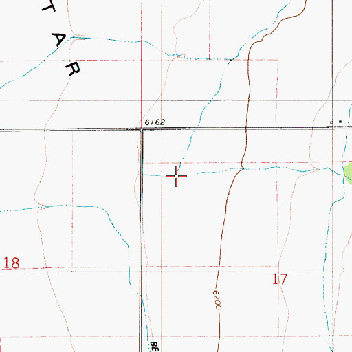 Topographic Map of Lost Creek, WY