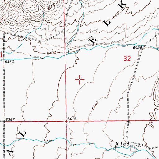 Topographic Map of National Elk Refuge, WY