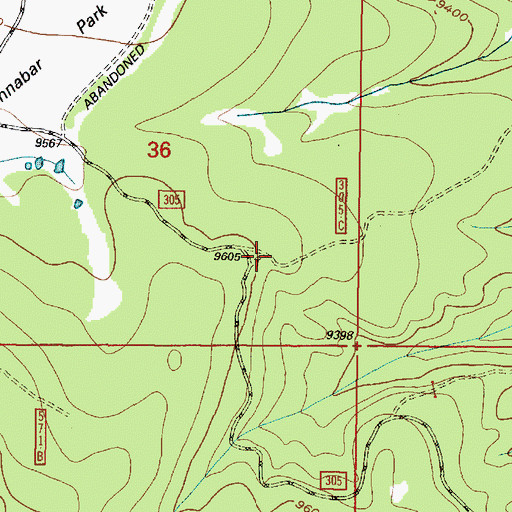Topographic Map of Otto Lumber Camp, WY