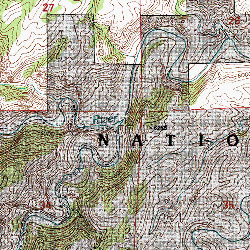 Topographic Map of Owen Creek, WY