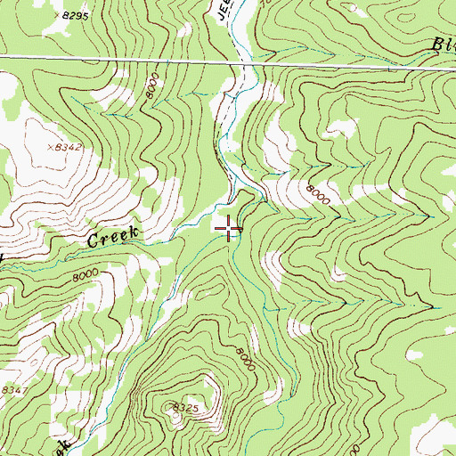 Topographic Map of Owen Creek, WY