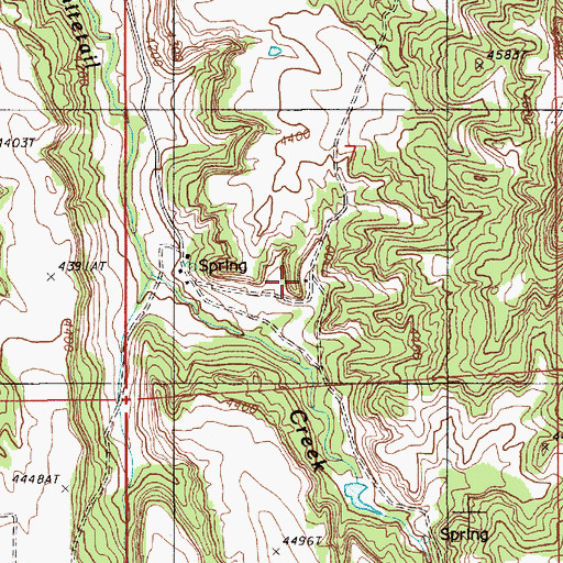 Topographic Map of Russell School, WY