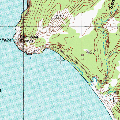 Topographic Map of Sedge Creek, WY