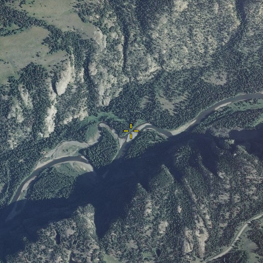 Aerial/Satellite Image of Table Creek, WY