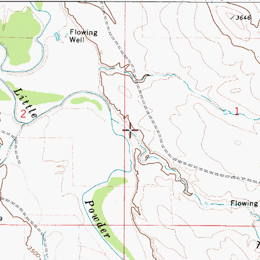 Topographic Map of Tuttle Draw, WY