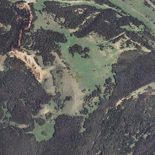 Aerial/Satellite Image of Two Echo Park, WY