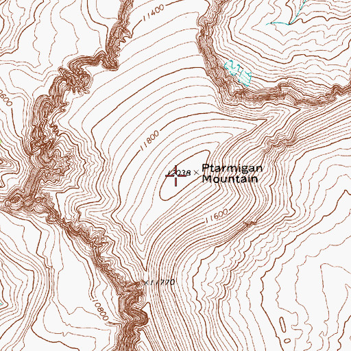 Topographic Map of Wapiti Ridge, WY