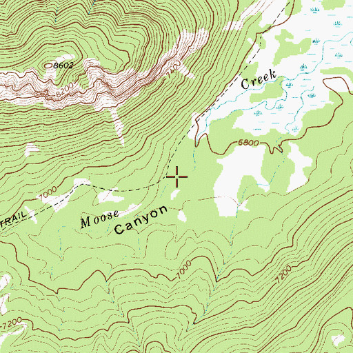 Topographic Map of Webb Canyon, WY