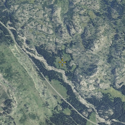 Aerial/Satellite Image of Willow Park, WY