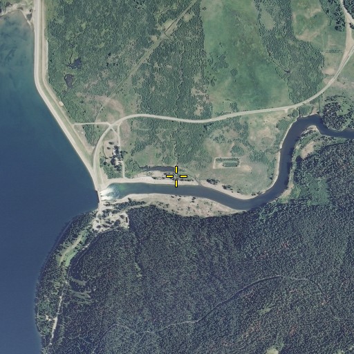 Aerial/Satellite Image of Spring Creek, WY